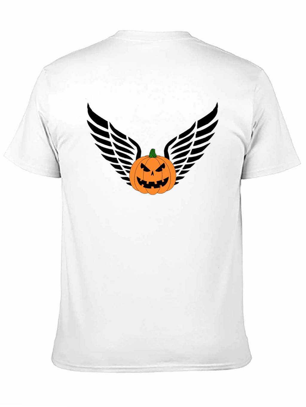 Pumpkin Angel Wings Graphic Tee