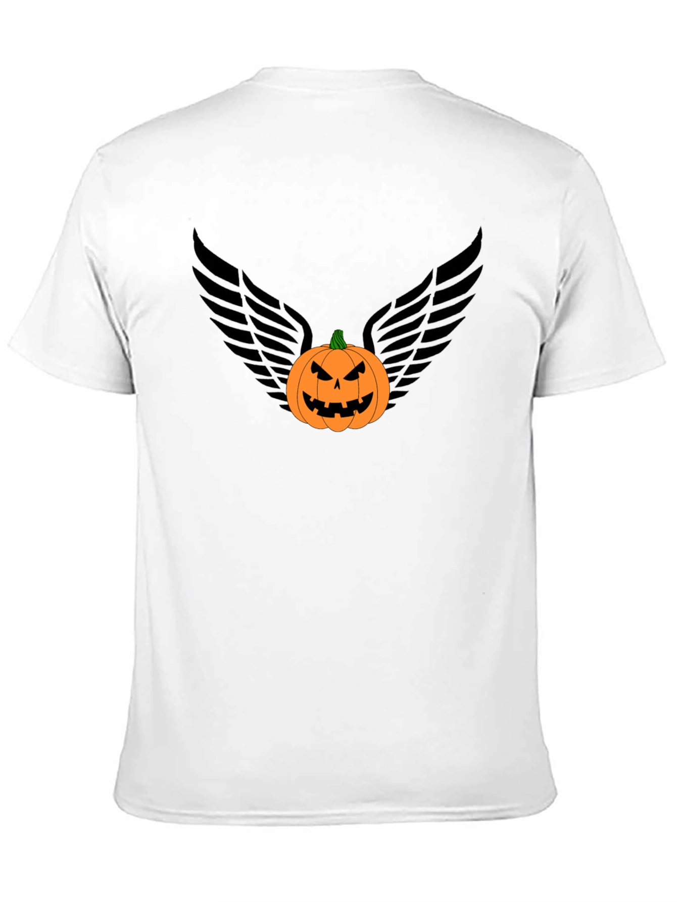 Pumpkin Angel Wings Graphic Tee