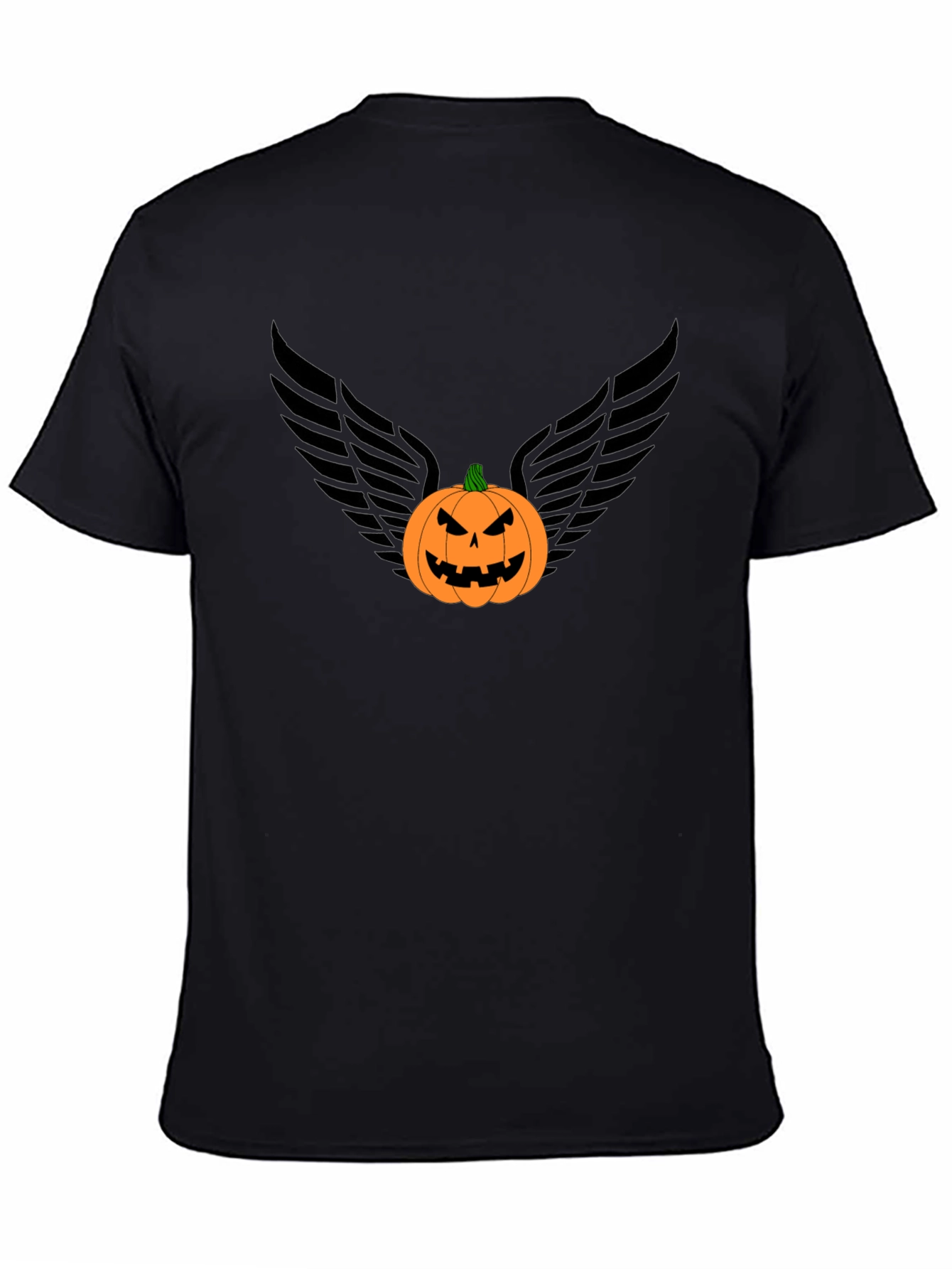 Pumpkin Angel Wings Graphic Tee