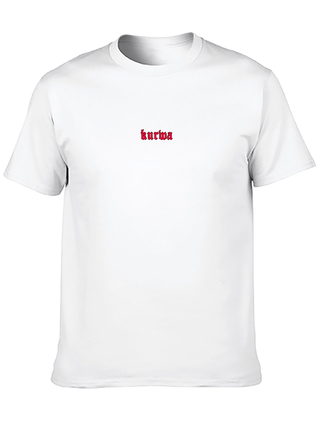 Kurwa Embroidered Black T-Shirt