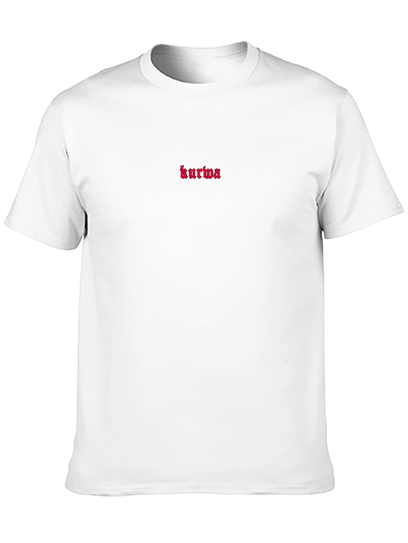Kurwa Embroidered Black T-Shirt