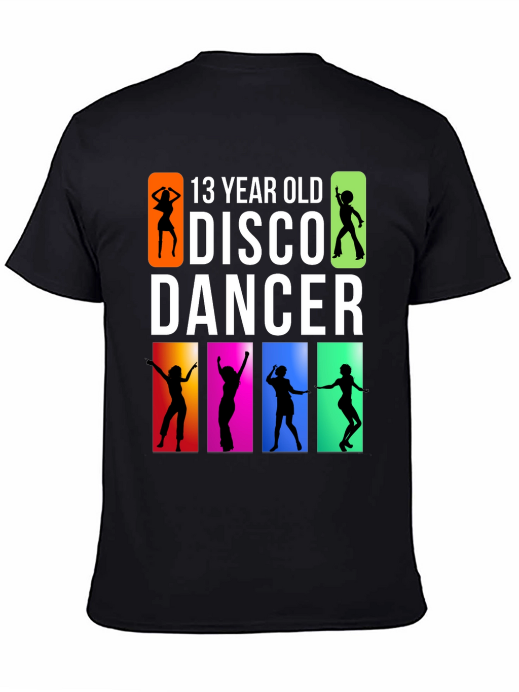 13 Year Old Disco Dancer Black T-Shirt