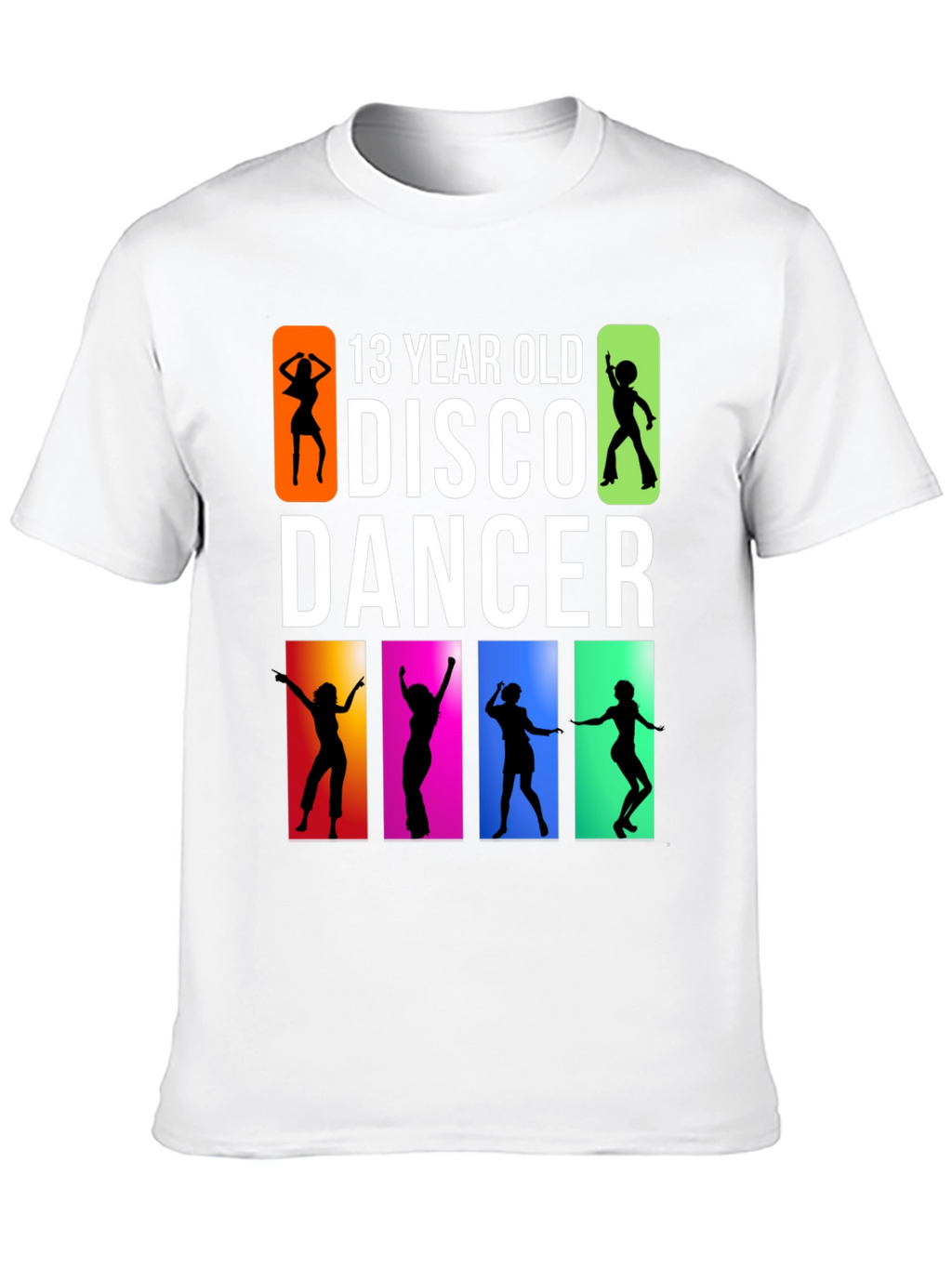 13 Year Old Disco Dancer Black T-Shirt