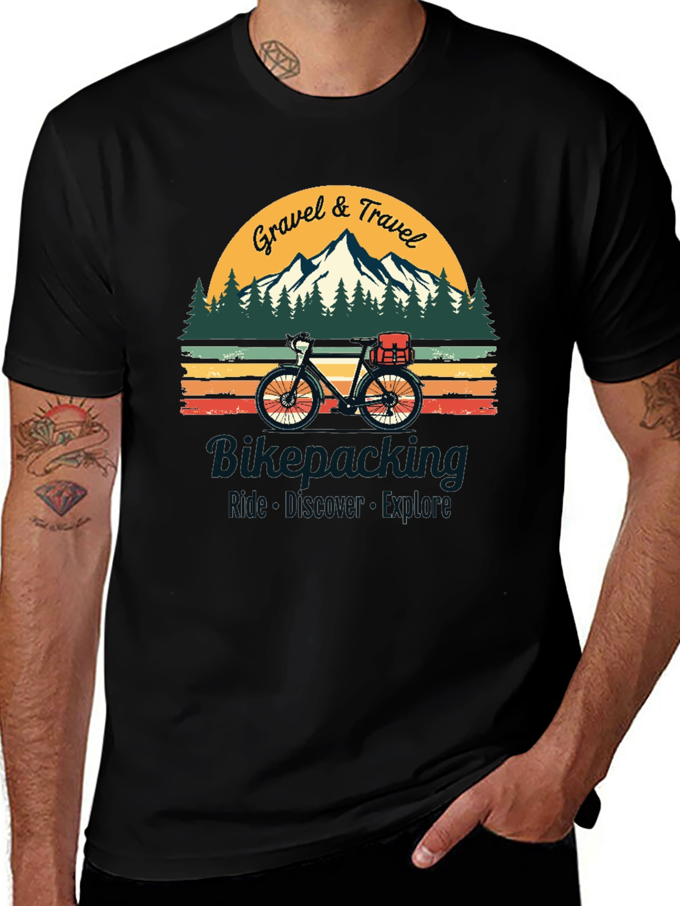 Gravel & Travel Bikepacking T-Shirt