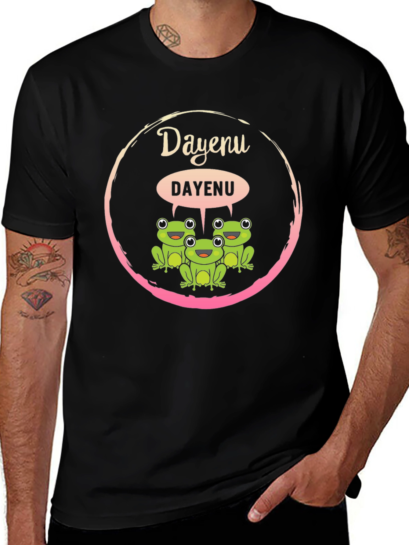 Dayenu Frogs Graphic Tee