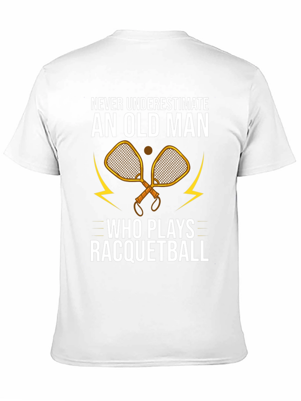 Old Man Racquetball Graphic Tee