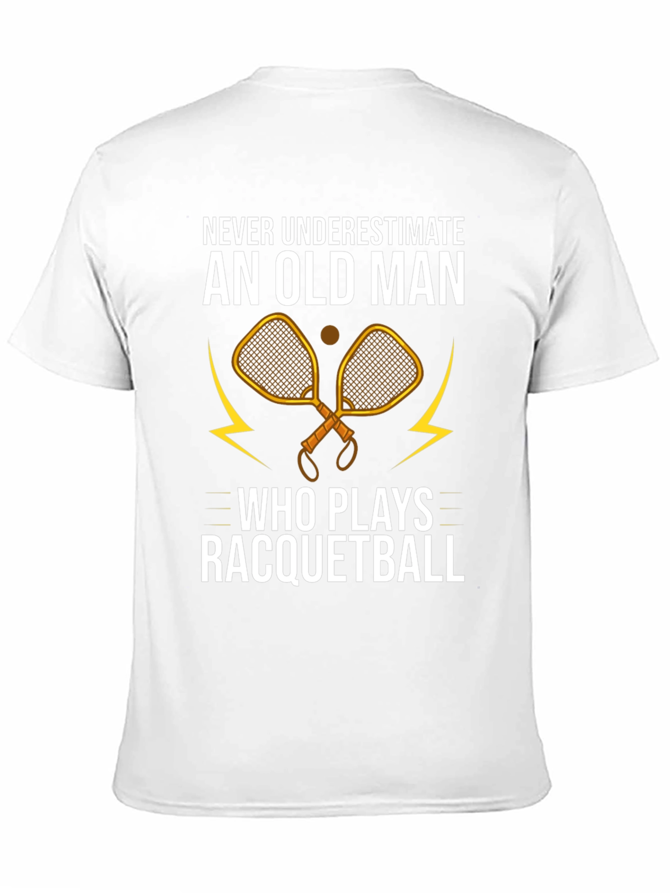 Old Man Racquetball Graphic Tee