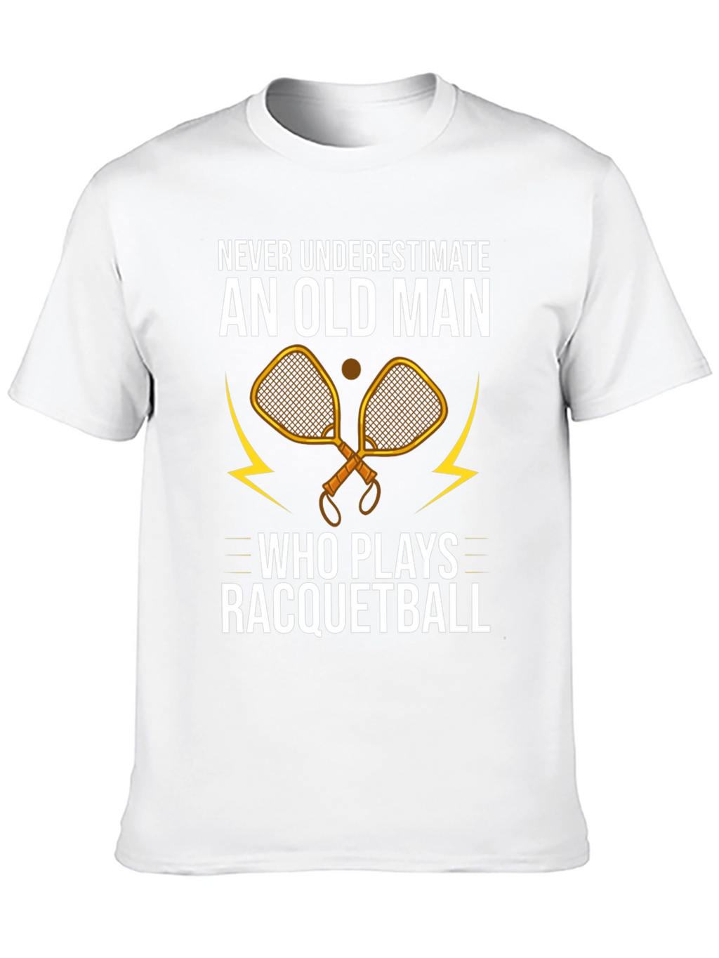 Old Man Racquetball Graphic Tee