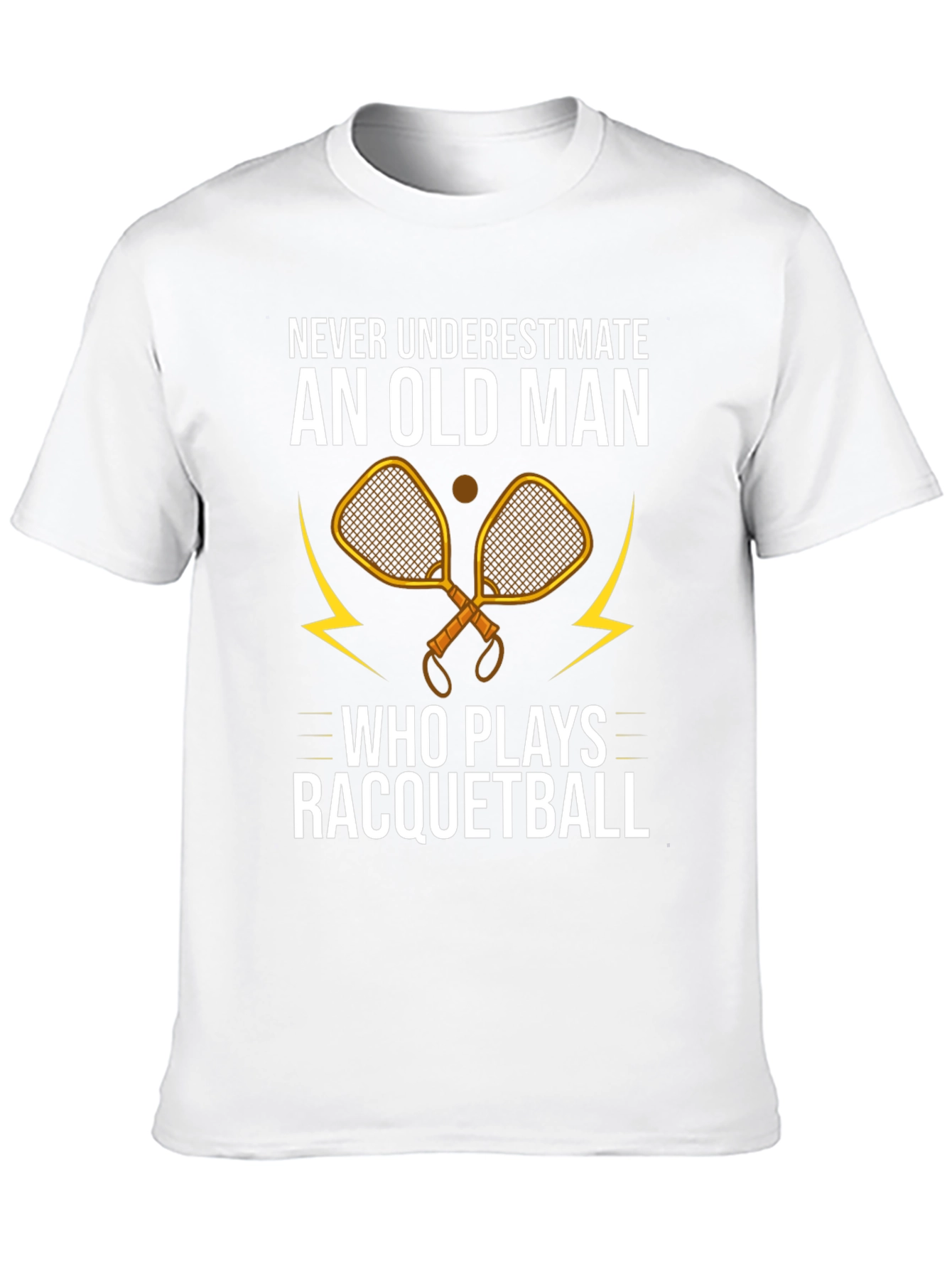Old Man Racquetball Graphic Tee