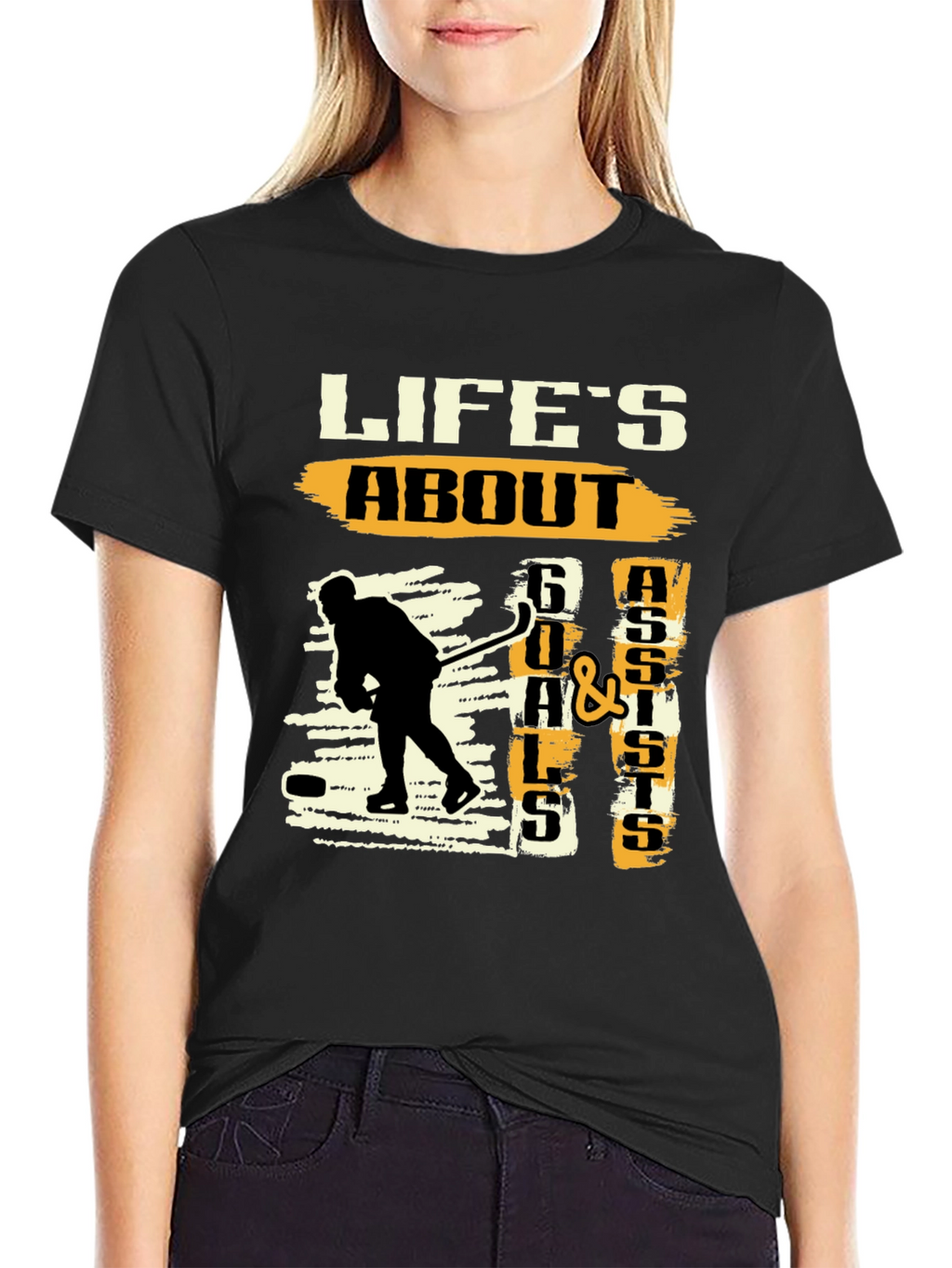 Lifes About Goals & Assists T-Shirt