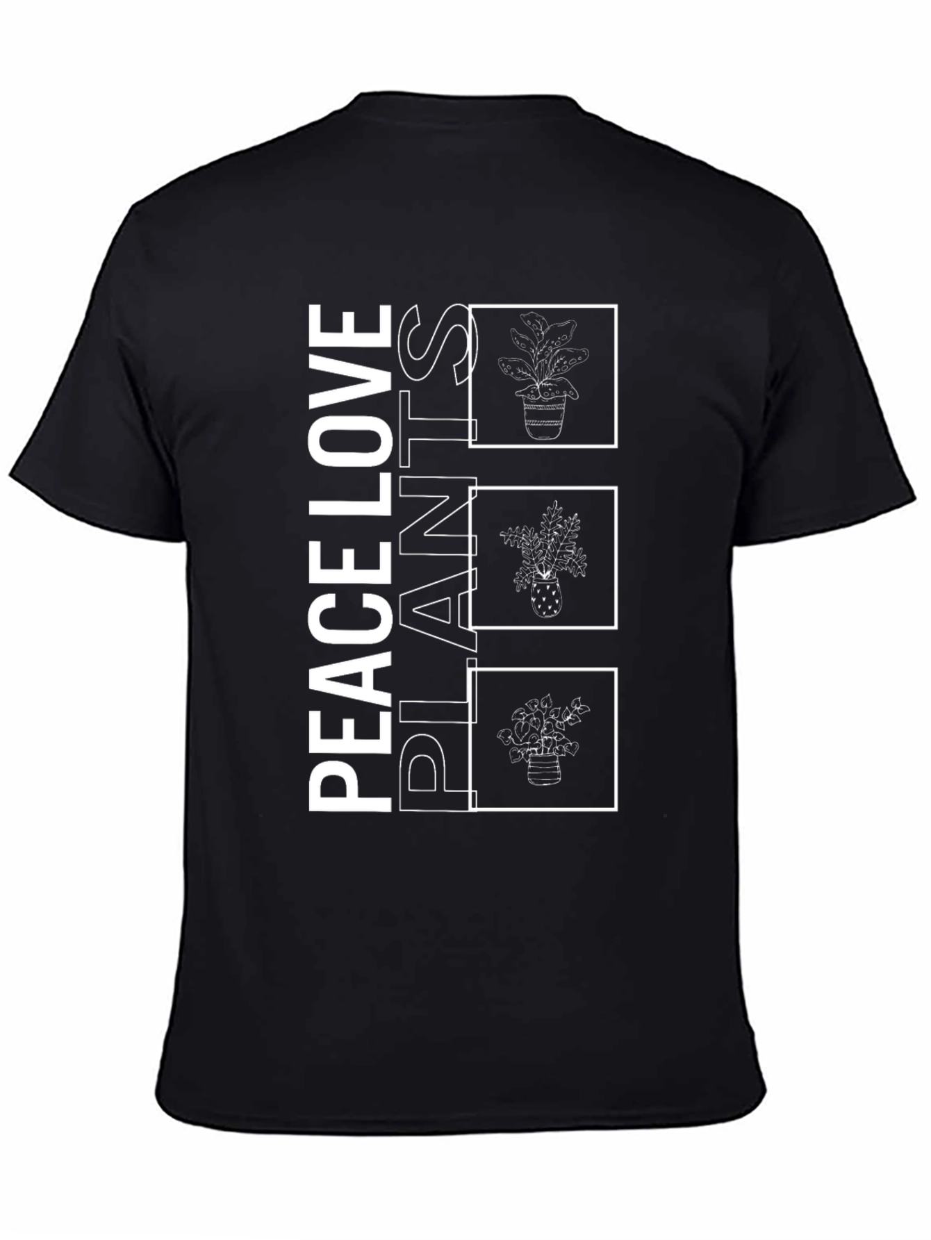 Peace Love Plants Graphic Tee
