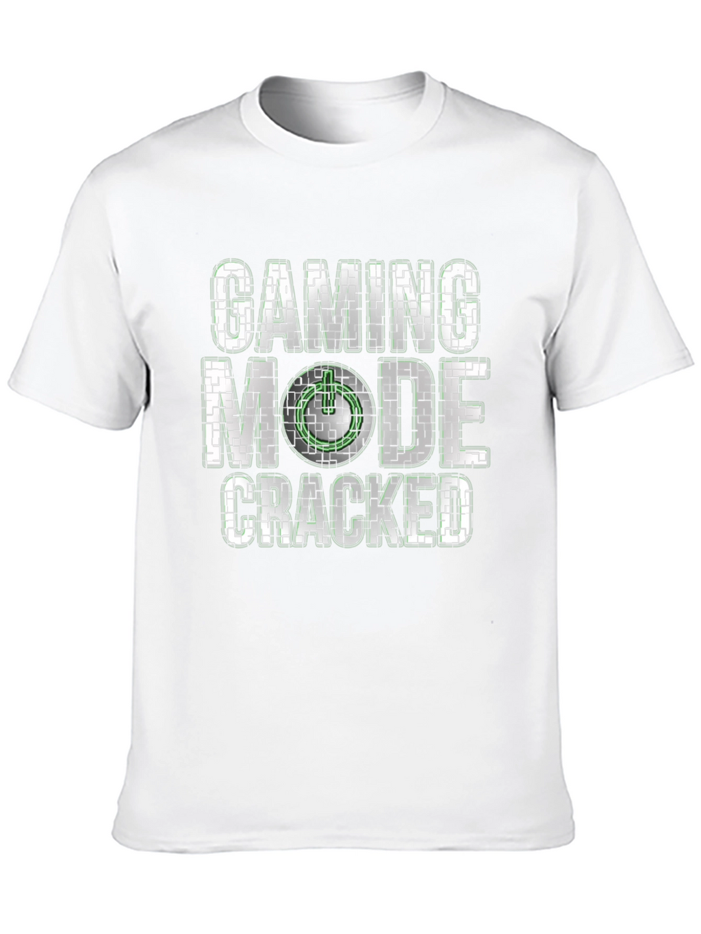 Gaming Mode Cracked T-Shirt - Gamer Apparel