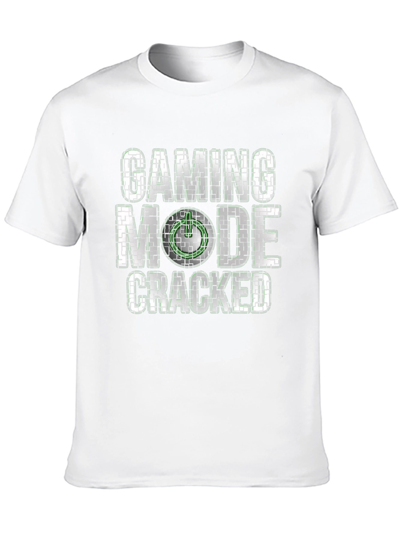 Gaming Mode Cracked T-Shirt - Gamer Apparel