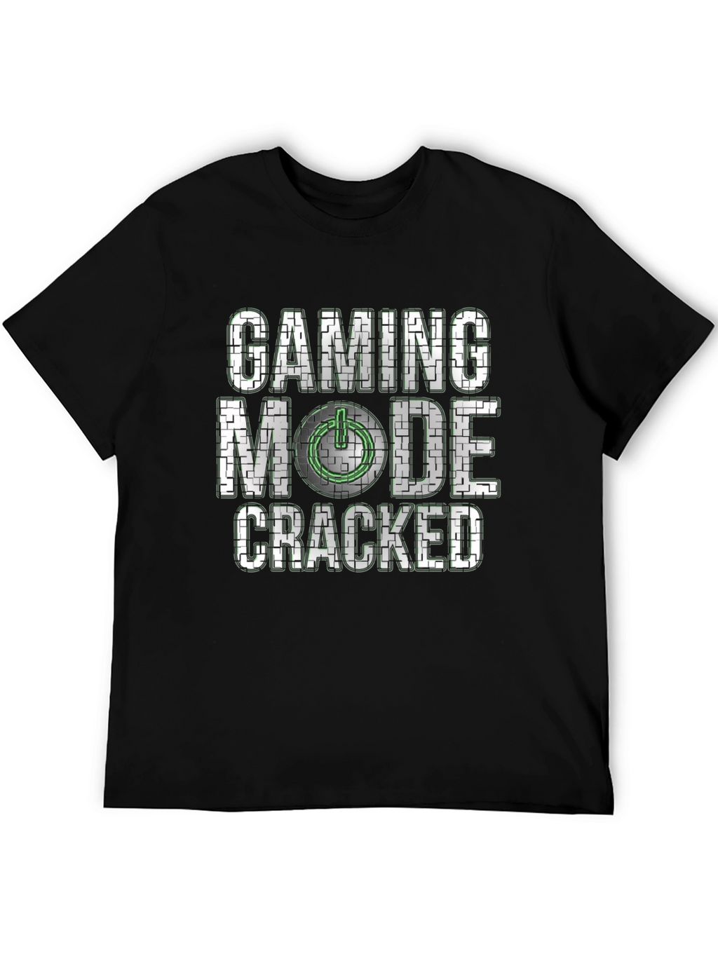 Gaming Mode Cracked T-Shirt - Gamer Apparel