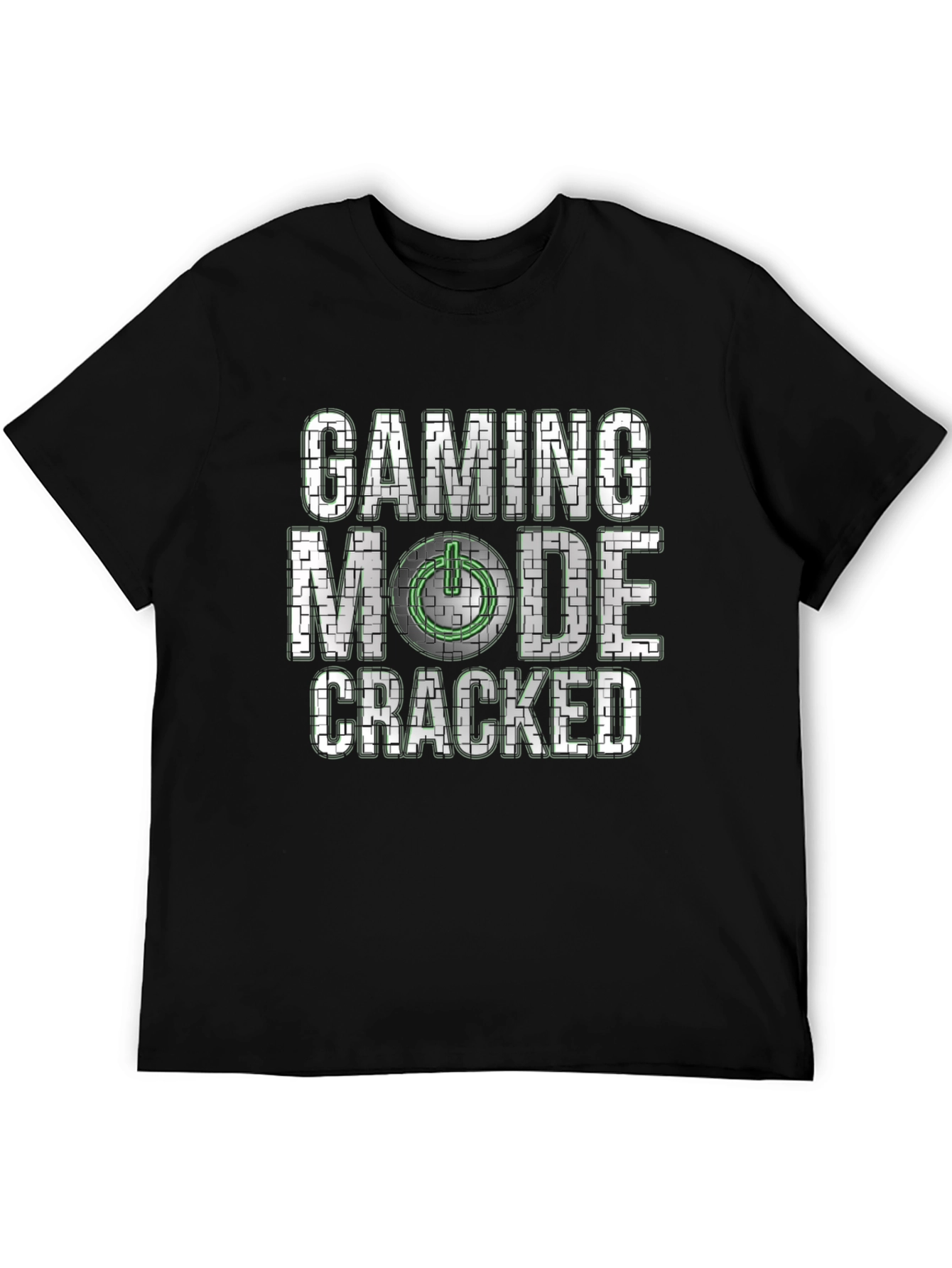 Gaming Mode Cracked T-Shirt - Gamer Apparel