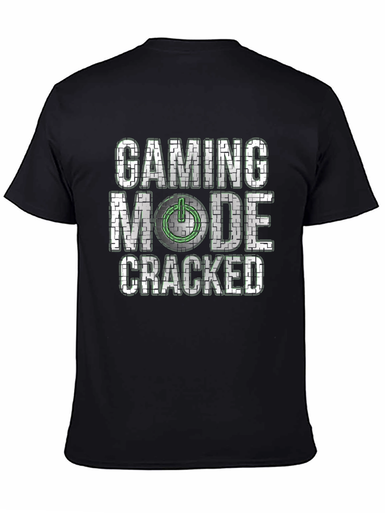 Gaming Mode Cracked T-Shirt - Gamer Apparel