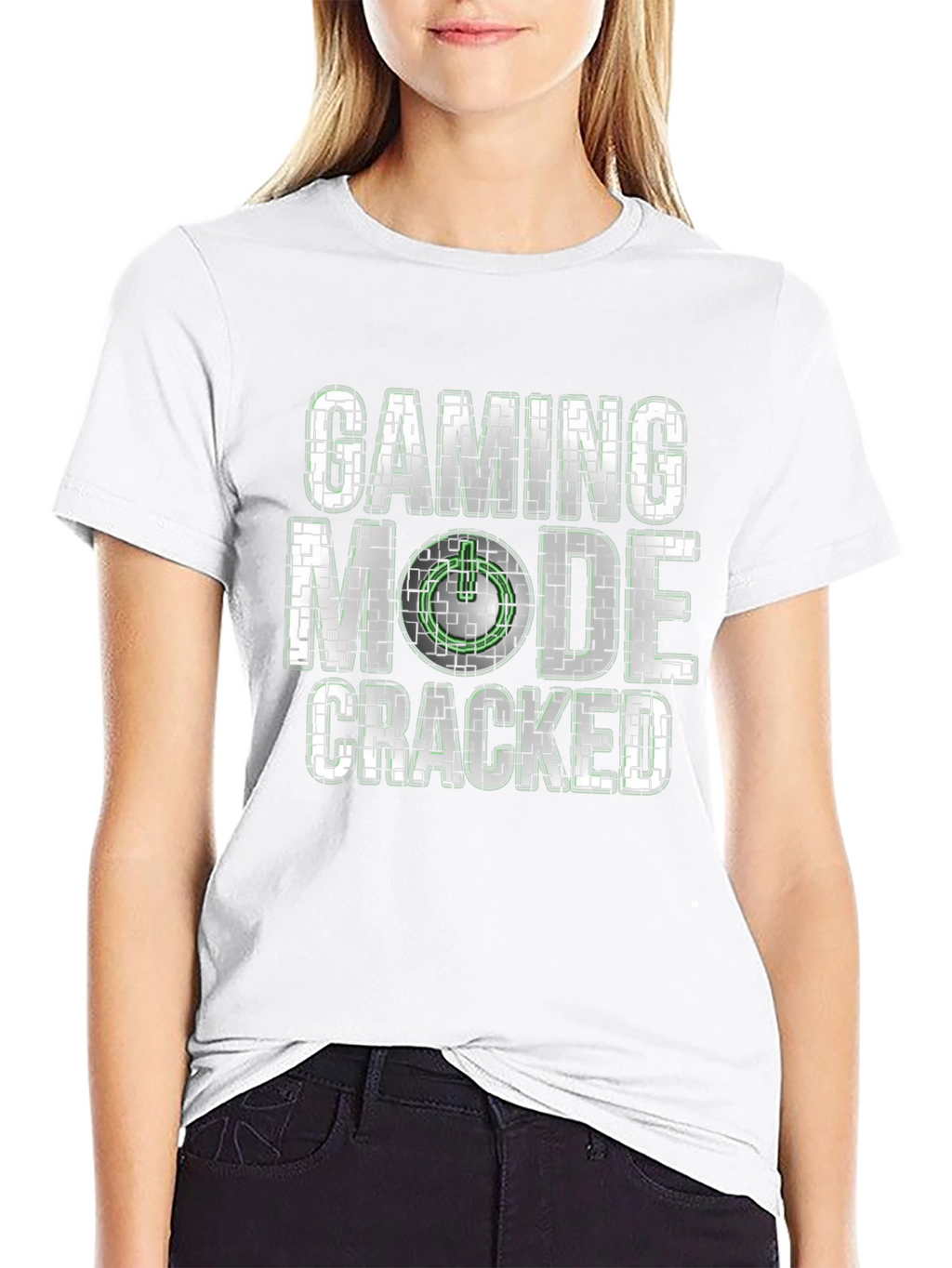Gaming Mode Cracked T-Shirt - Gamer Apparel