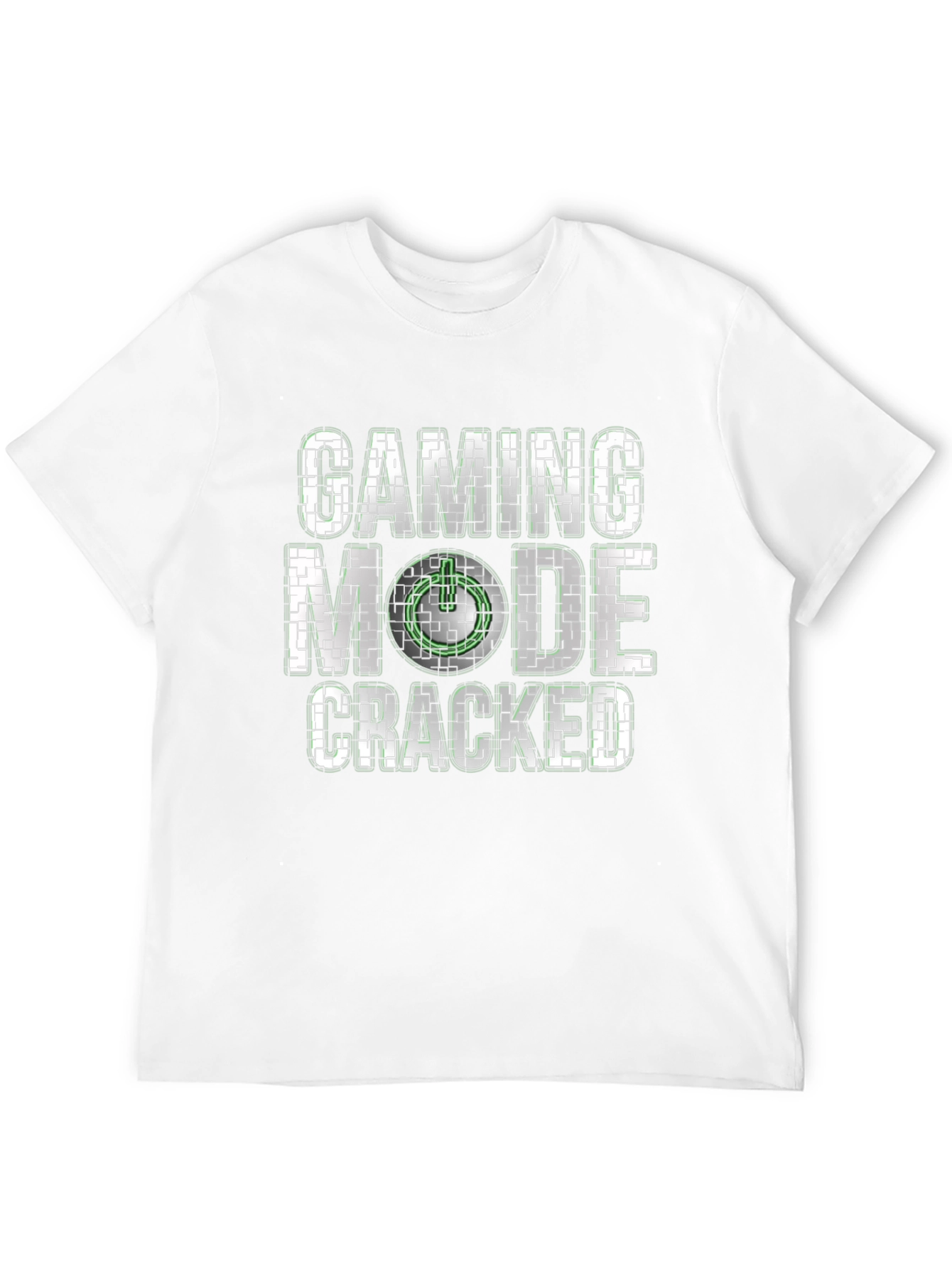 Gaming Mode Cracked T-Shirt - Gamer Apparel