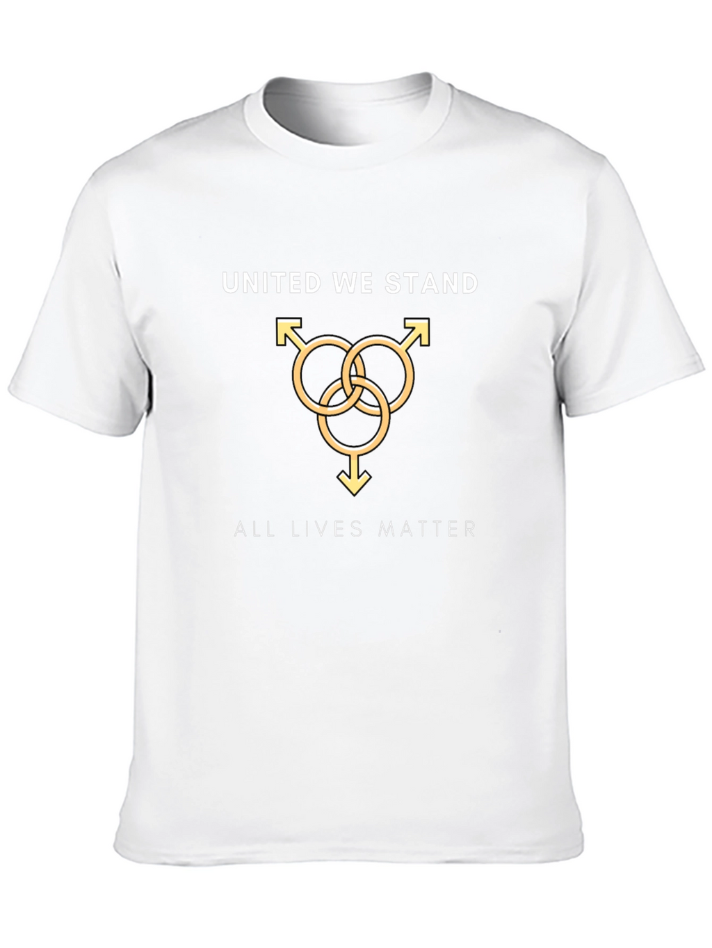 United We Stand All Lives Matter Graphic Tee