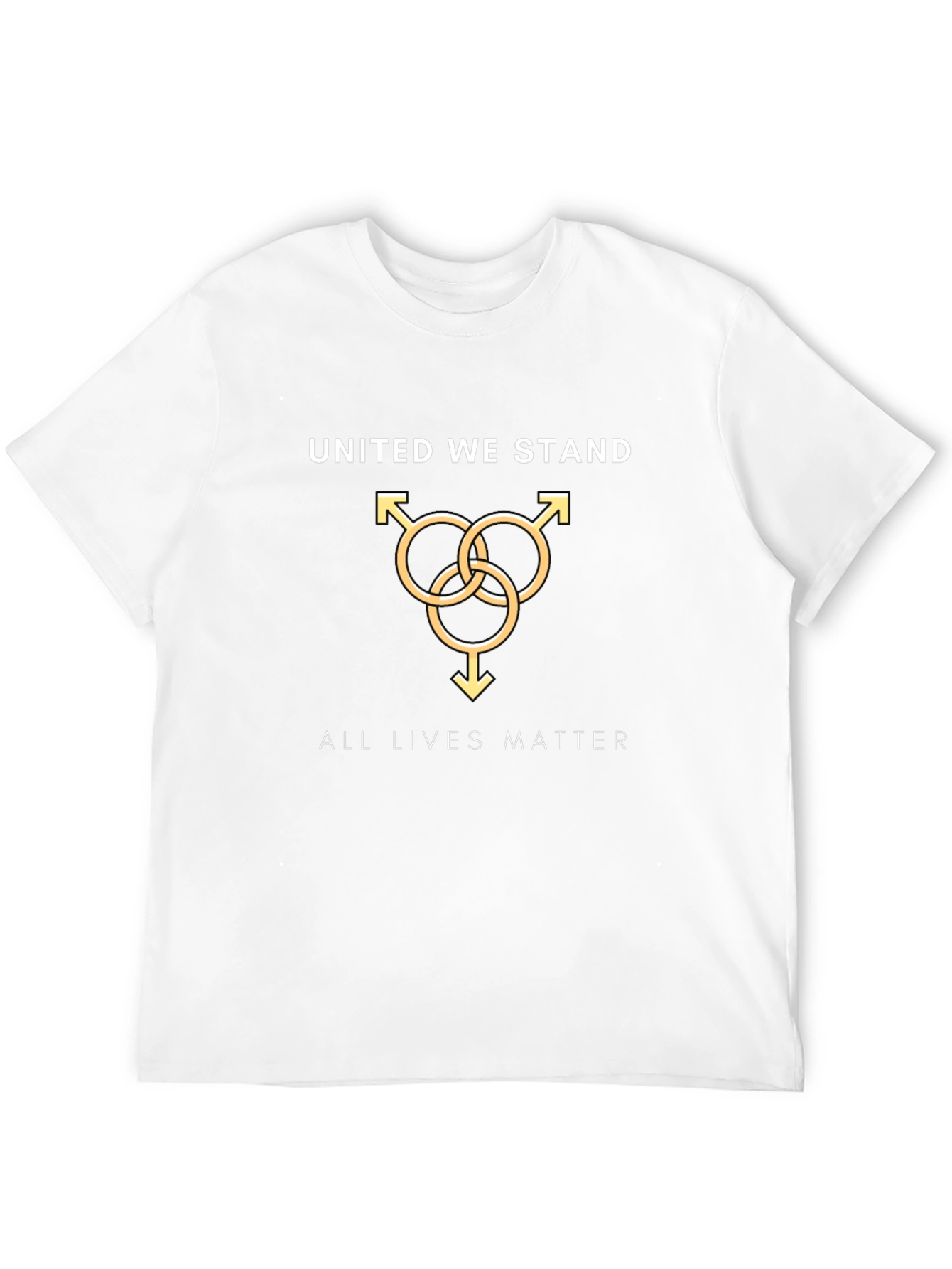 United We Stand All Lives Matter Graphic Tee
