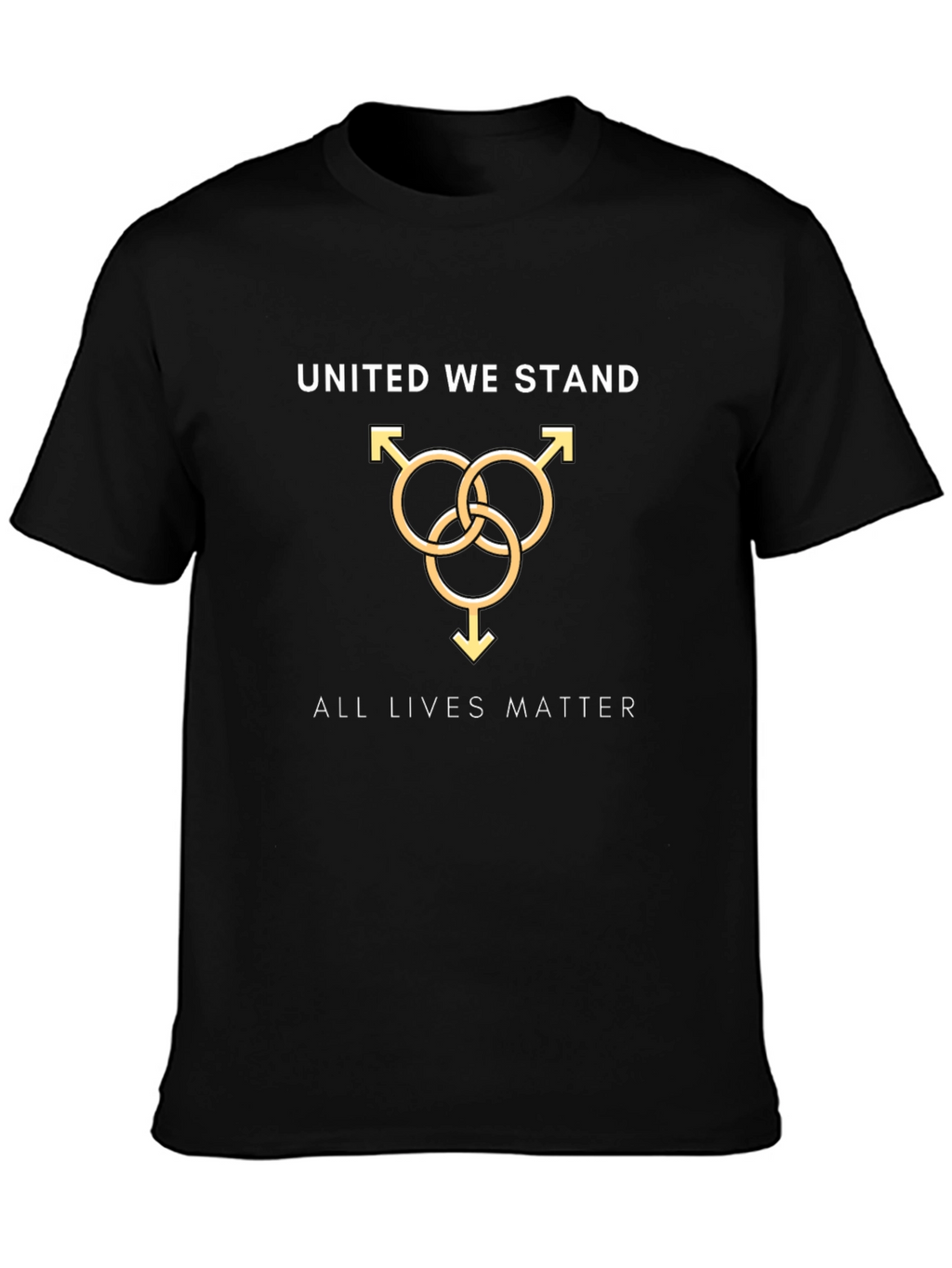 United We Stand All Lives Matter Graphic Tee