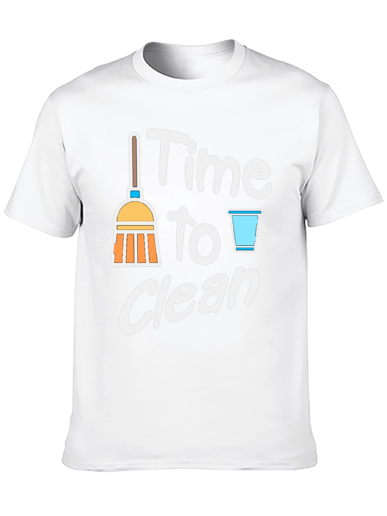 Time to Clean Graphic T-Shirt