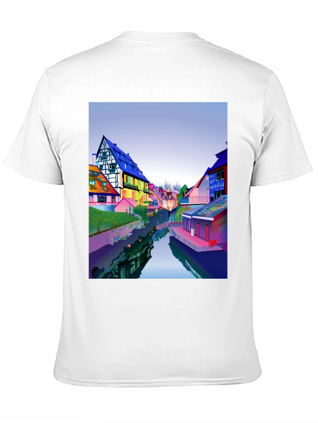 Colorful Townscape T-Shirt