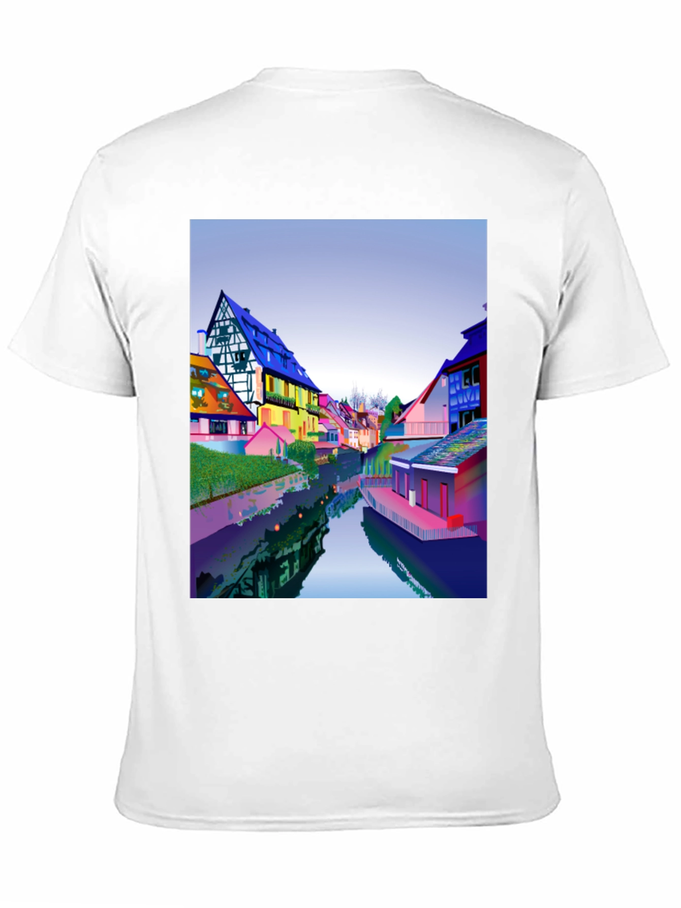 Colorful Townscape T-Shirt