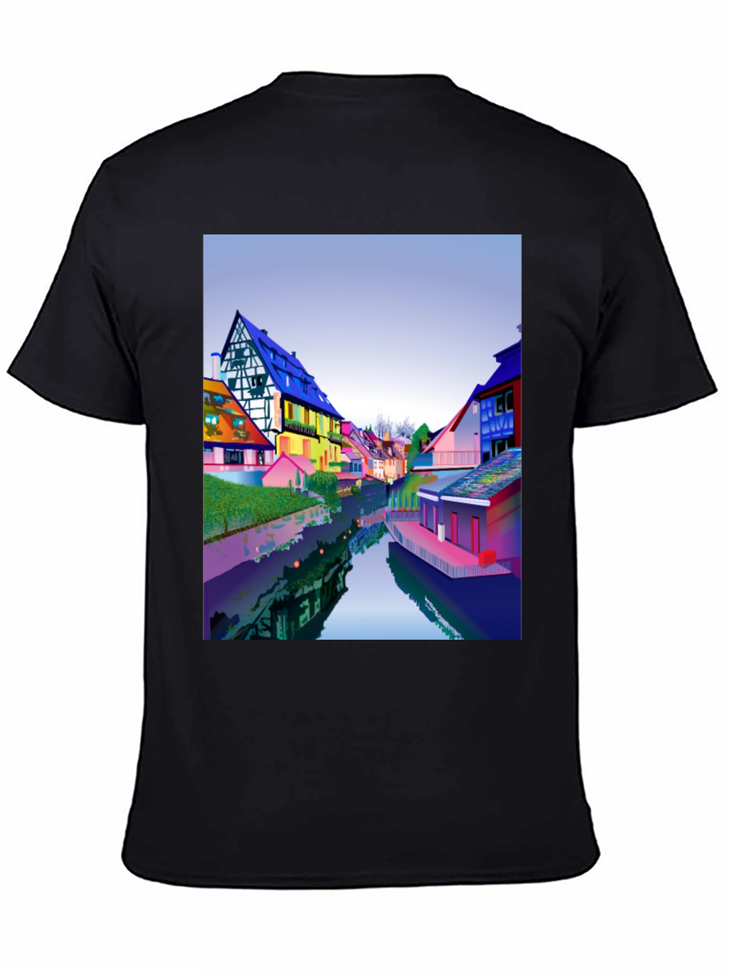Colorful Townscape T-Shirt