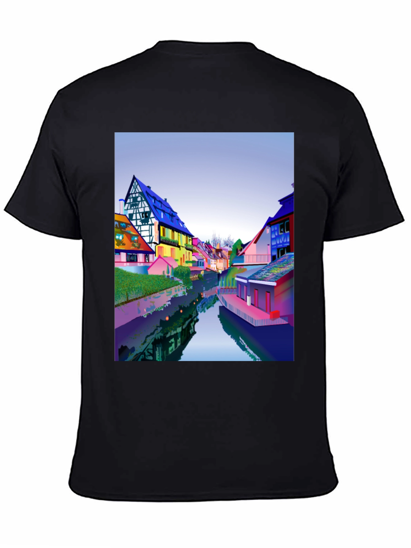 Colorful Townscape T-Shirt