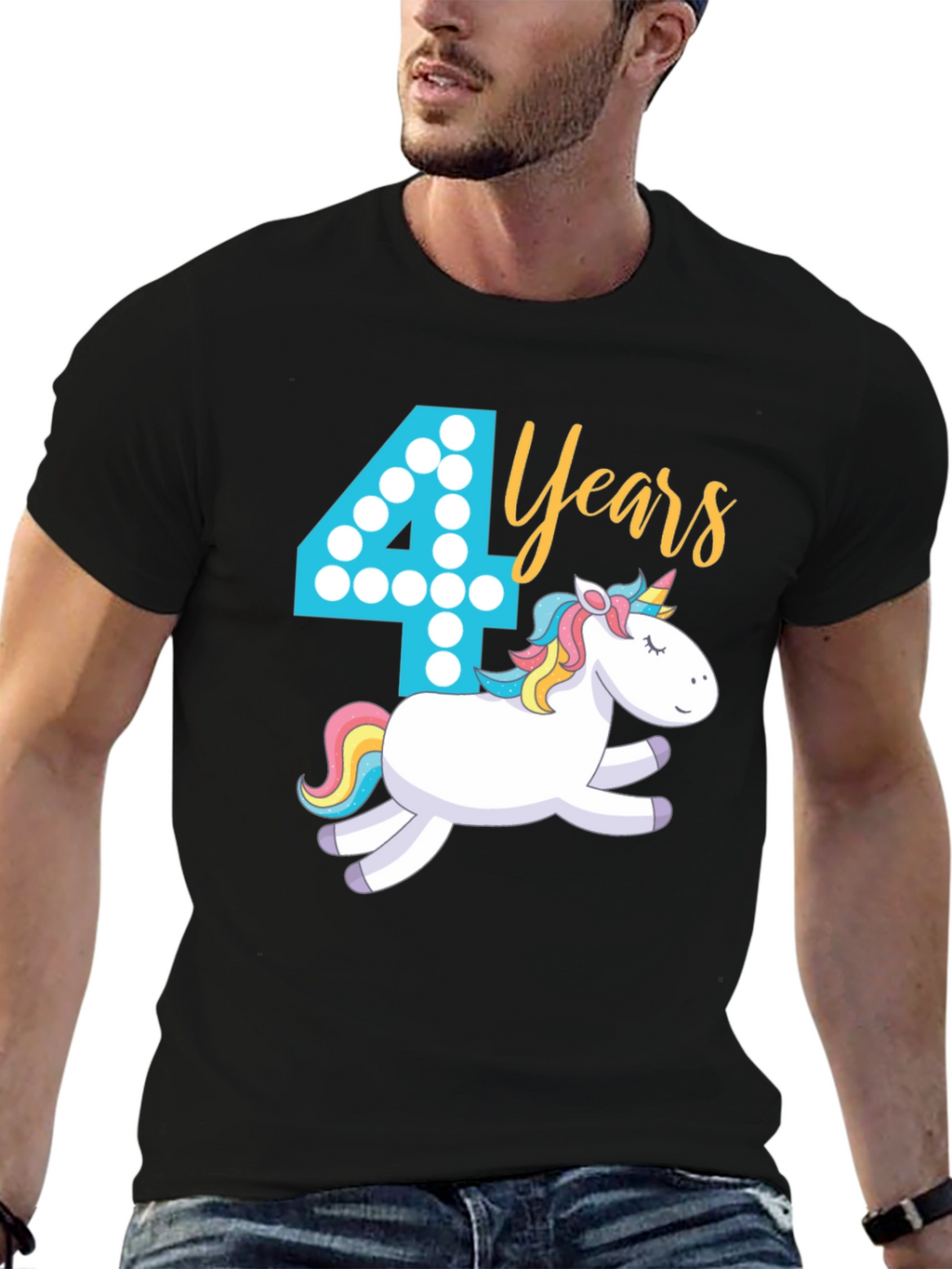 4th Birthday Unicorn T-Shirt