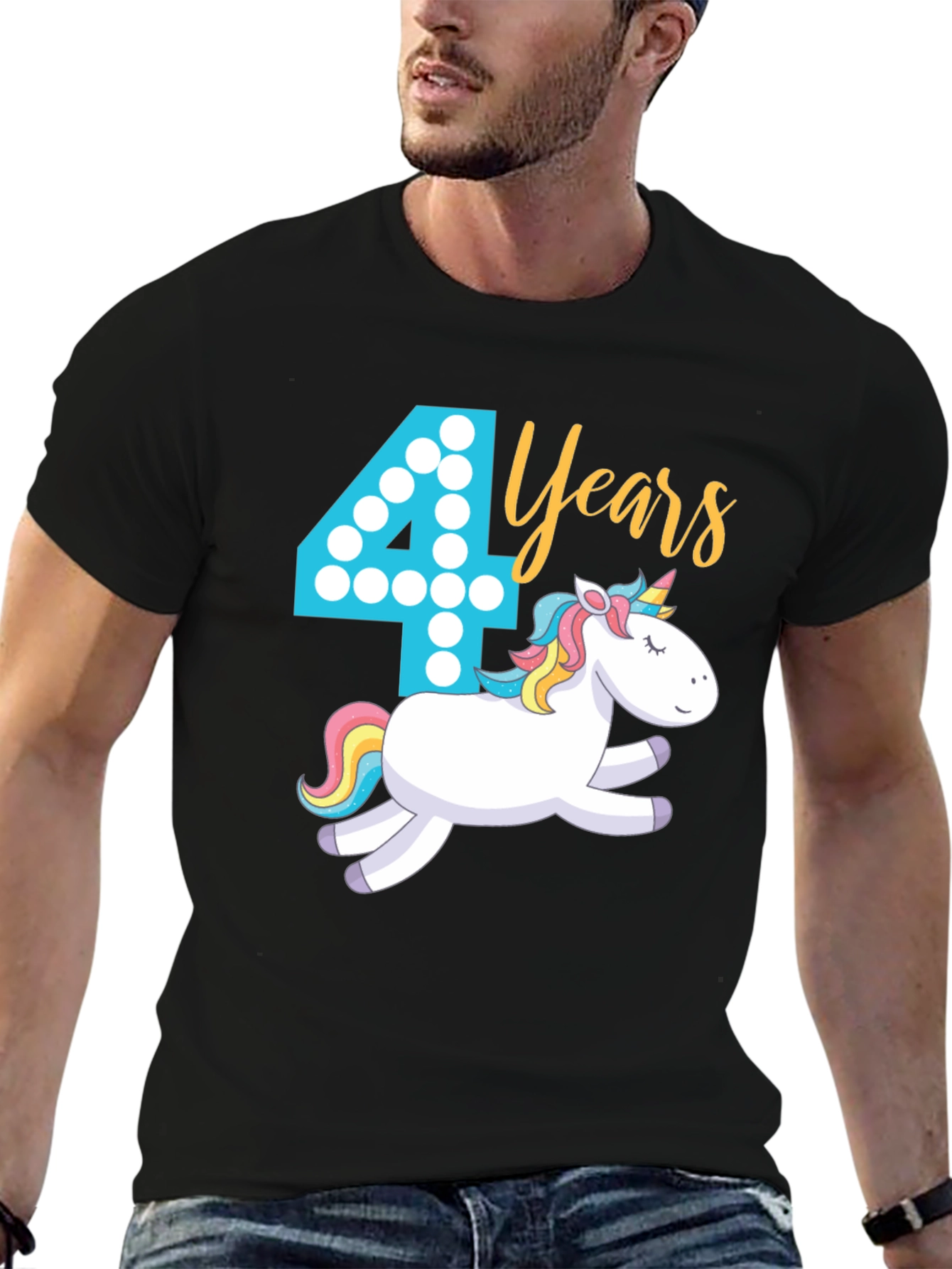 4th Birthday Unicorn T-Shirt
