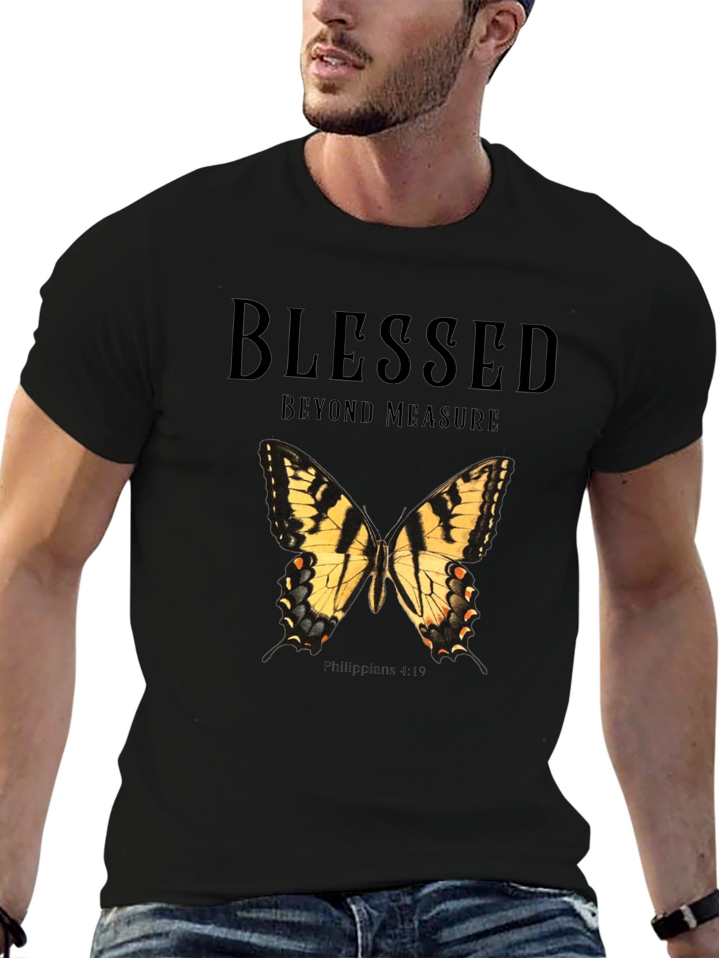 Blessed Butterfly Graphic T-Shirt