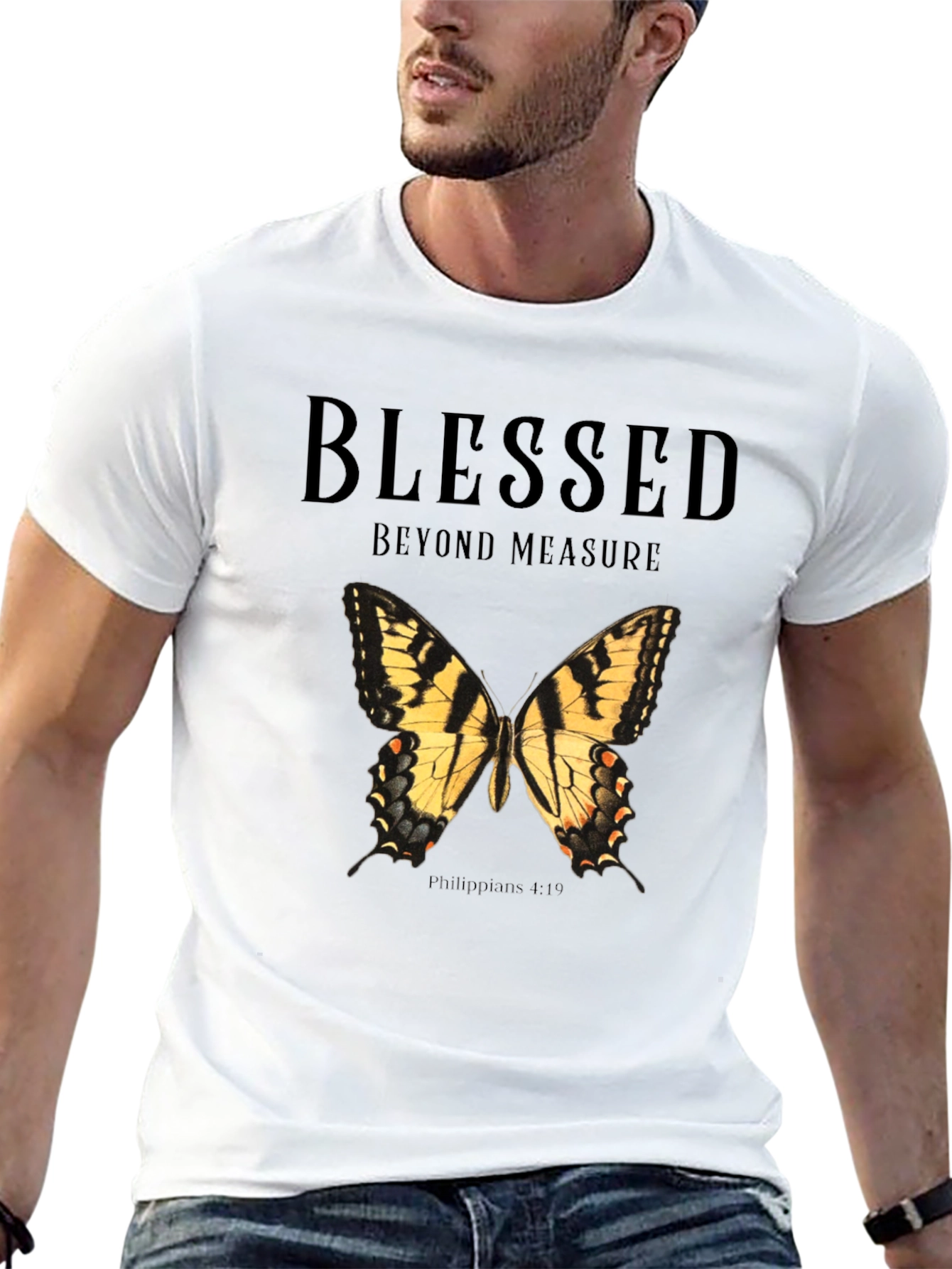 Blessed Butterfly Graphic T-Shirt