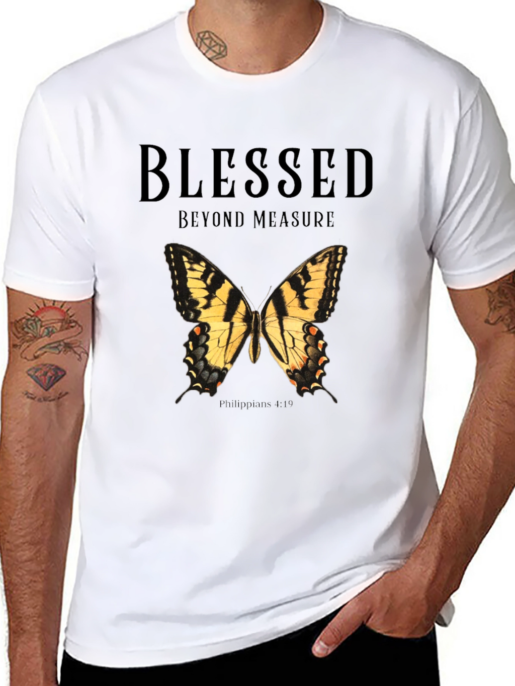 Blessed Butterfly Graphic T-Shirt