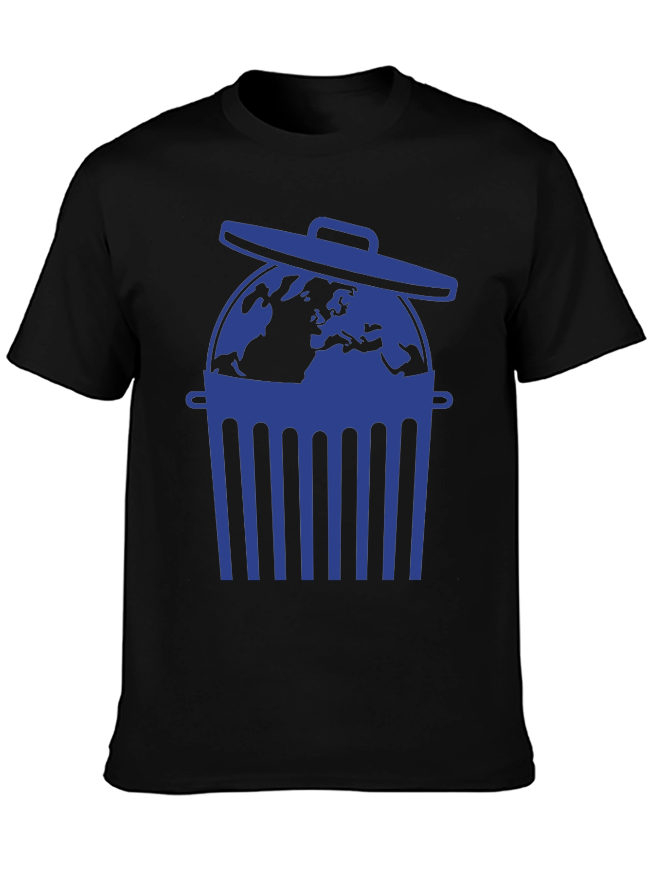 Earth in Trash Can Graphic Tee