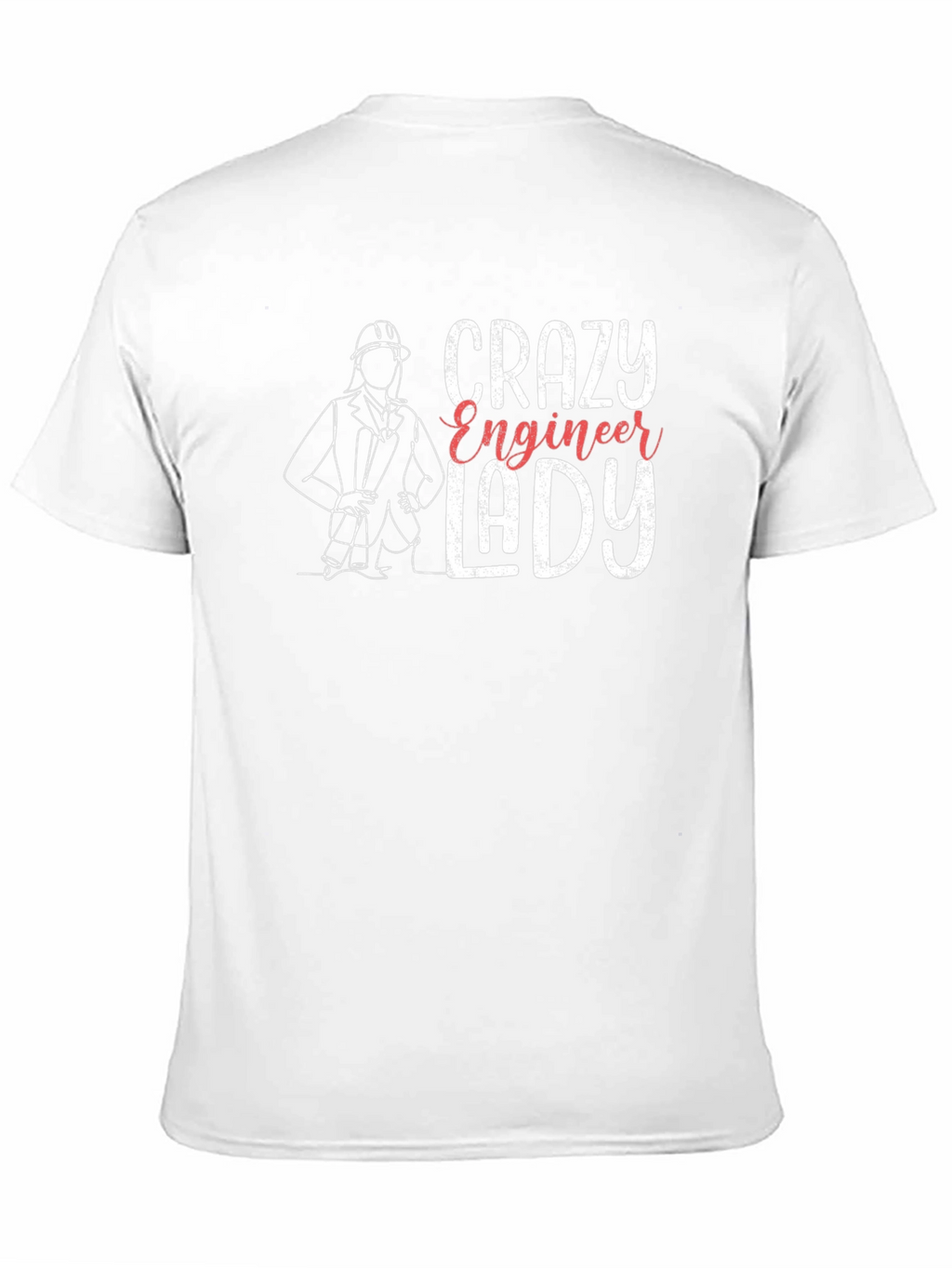 Crazy Engineer Lady T-Shirt - Black Tee
