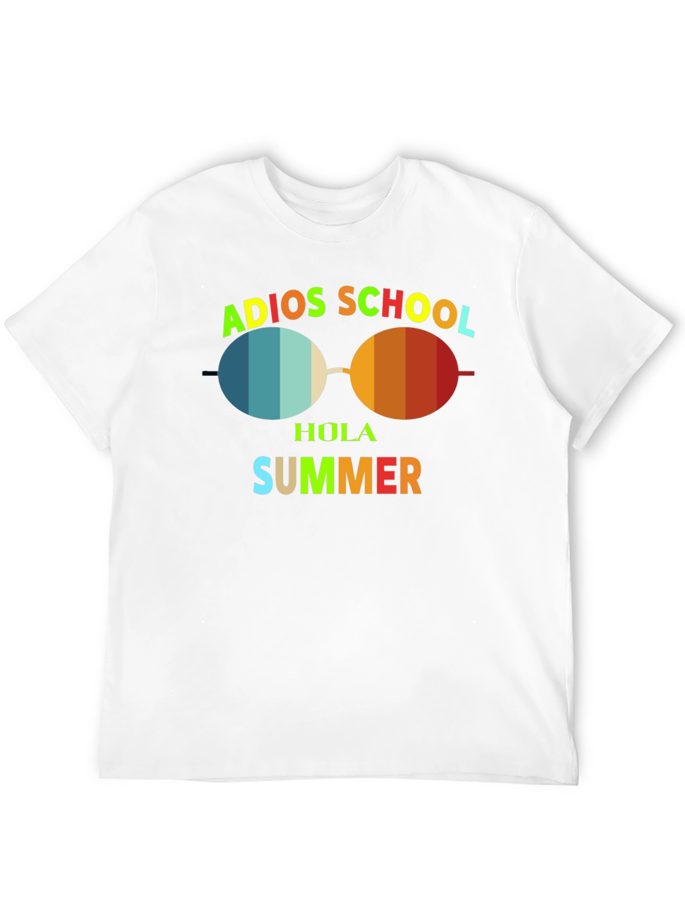 Adios School Hola Summer Graphic T-Shirt