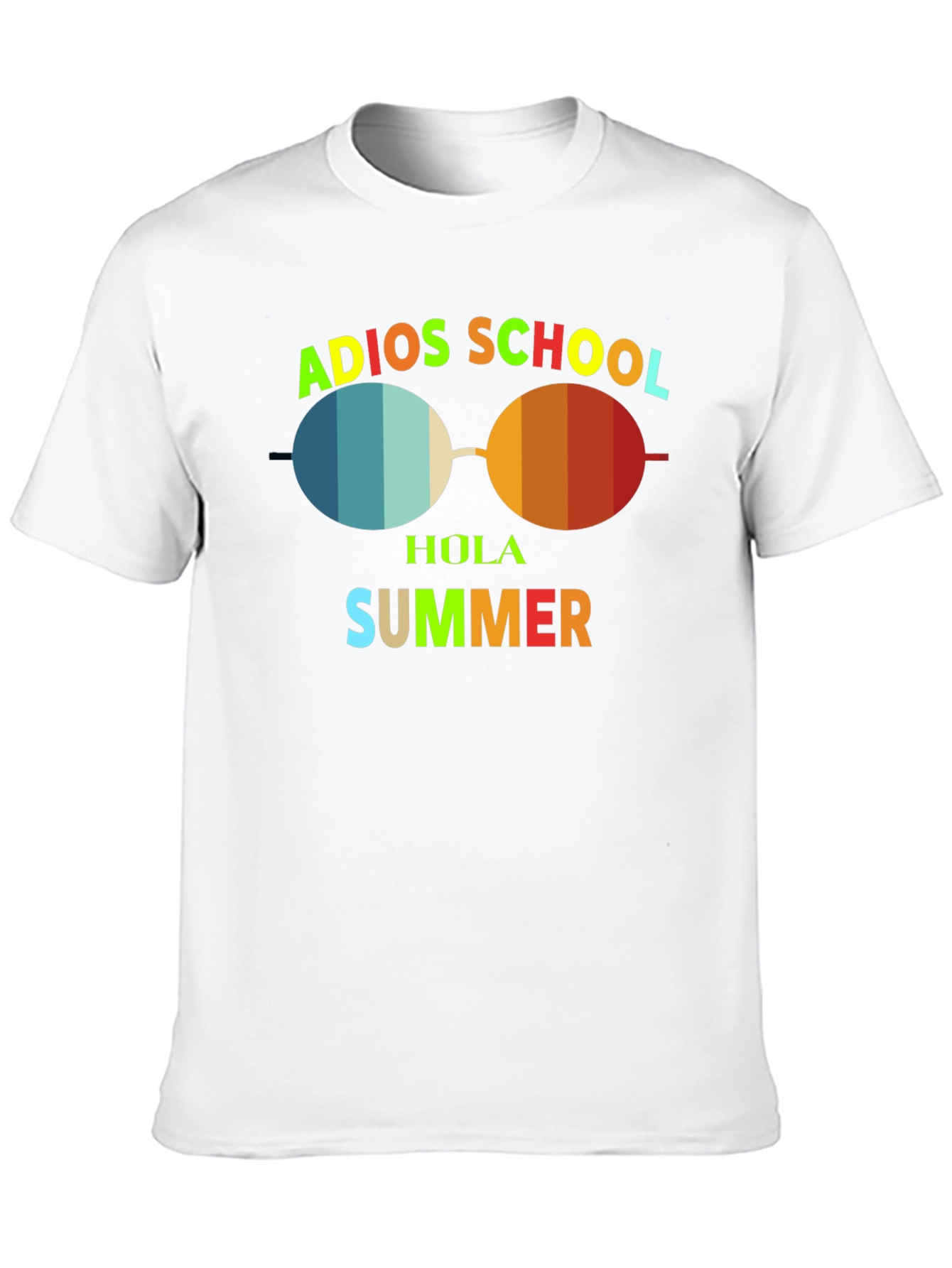 Adios School Hola Summer Graphic T-Shirt