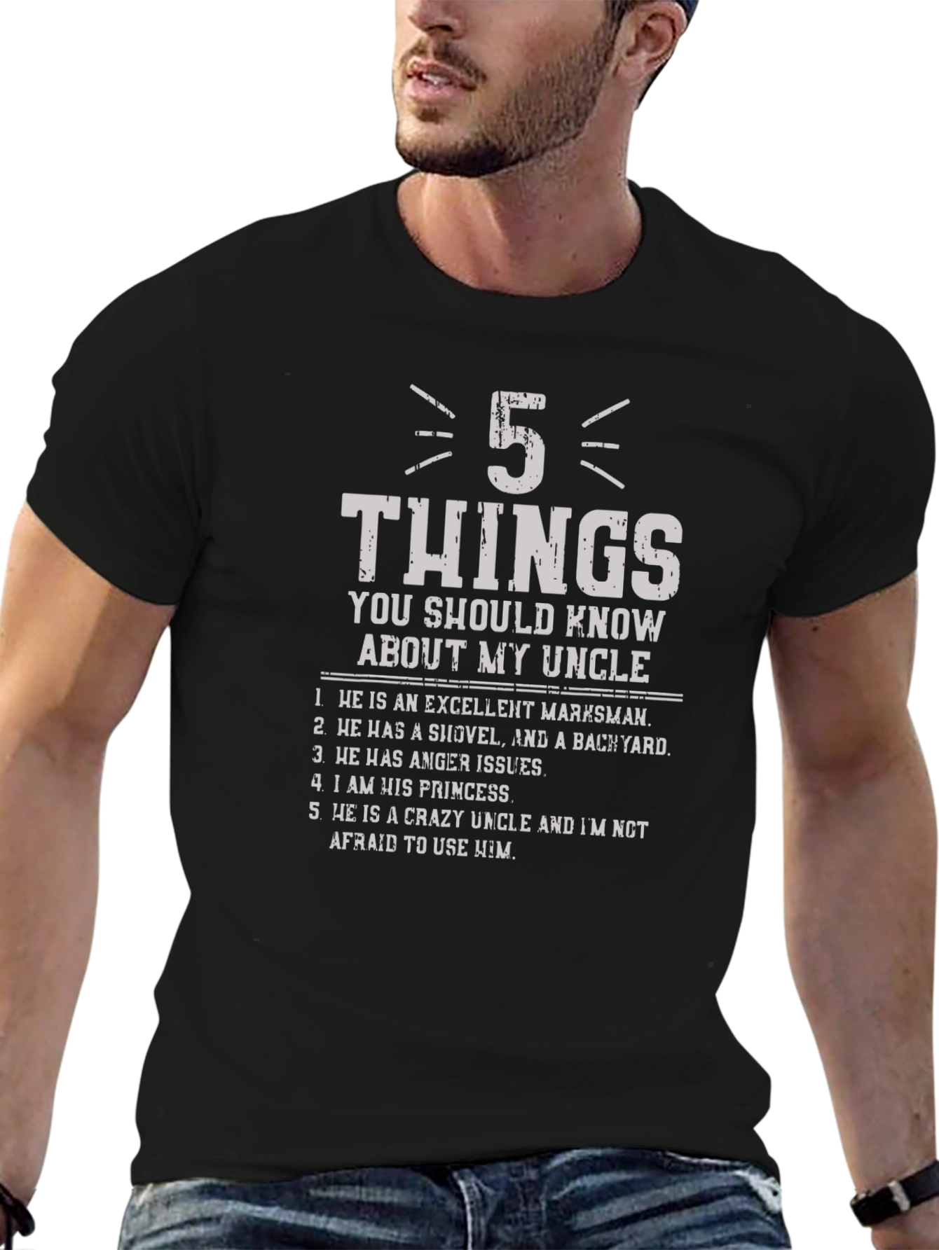 5 Things About My Uncle T-Shirt - Funny Gift