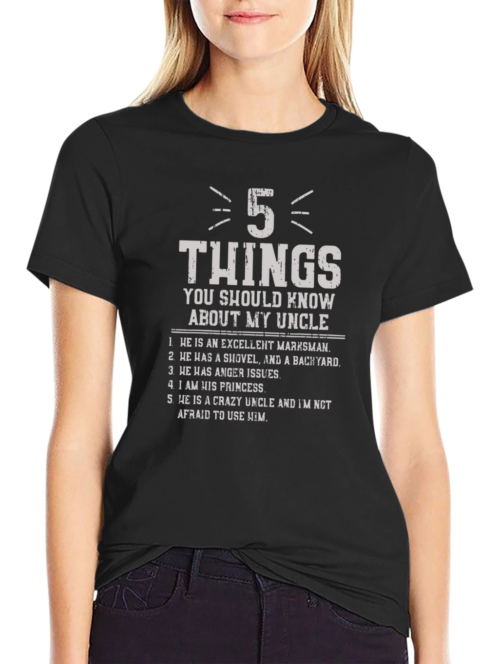 5 Things About My Uncle T-Shirt - Funny Gift