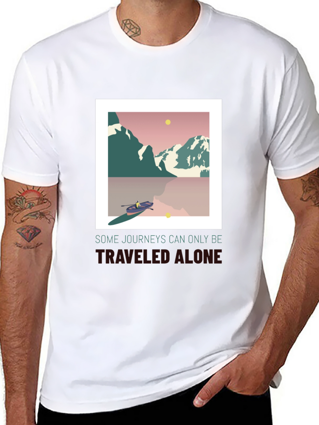 Solo Journey Graphic T-Shirt - Unisex Adventure Tee