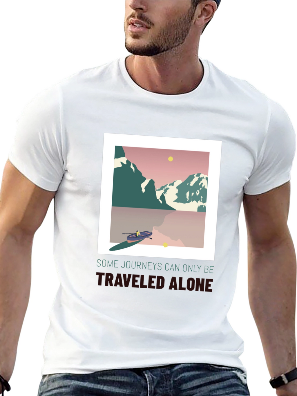 Solo Journey Graphic T-Shirt - Unisex Adventure Tee