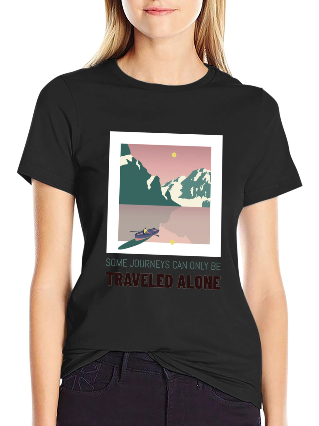 Solo Journey Graphic T-Shirt - Unisex Adventure Tee