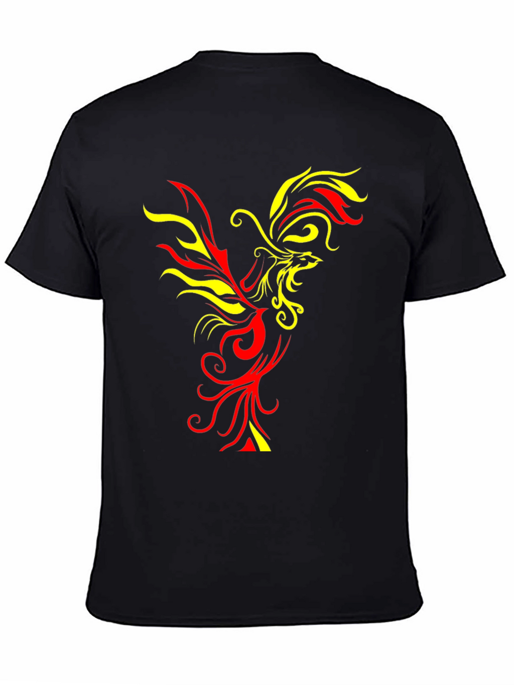 Fiery Phoenix Graphic T-Shirt - Bold & Unique Design