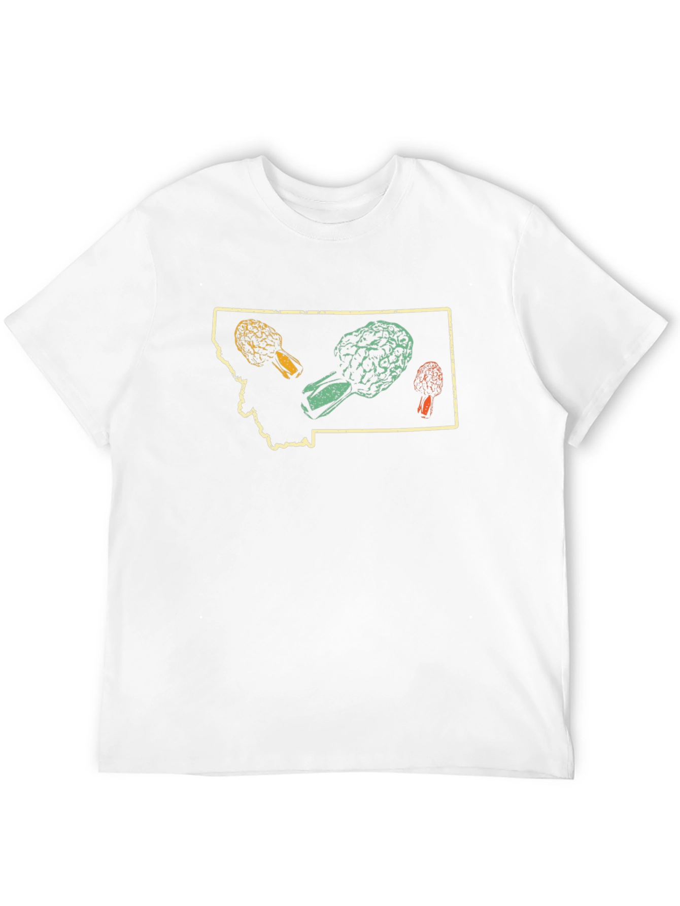 Montana Morel Mushroom Graphic T-Shirt