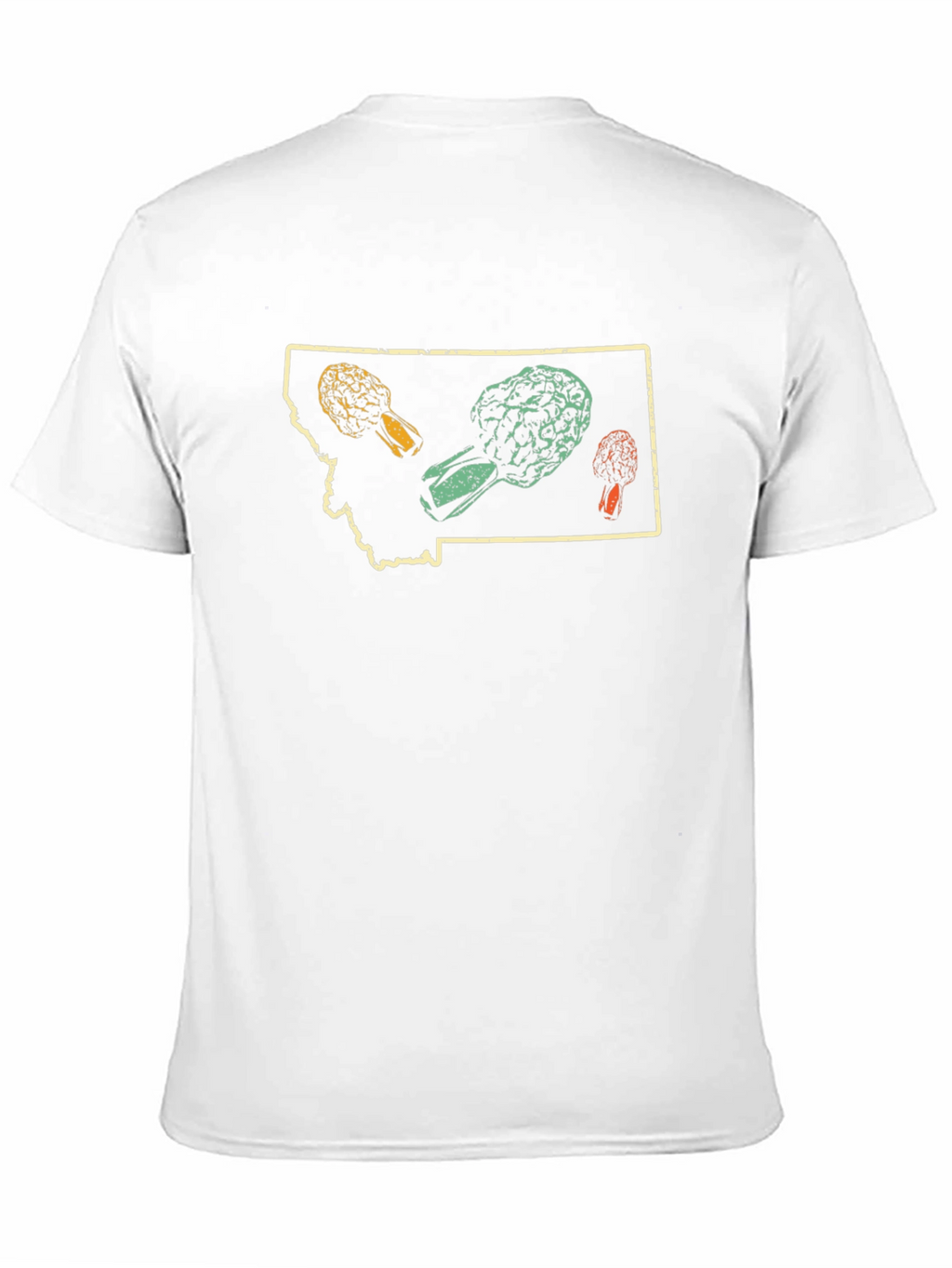 Montana Morel Mushroom Graphic T-Shirt