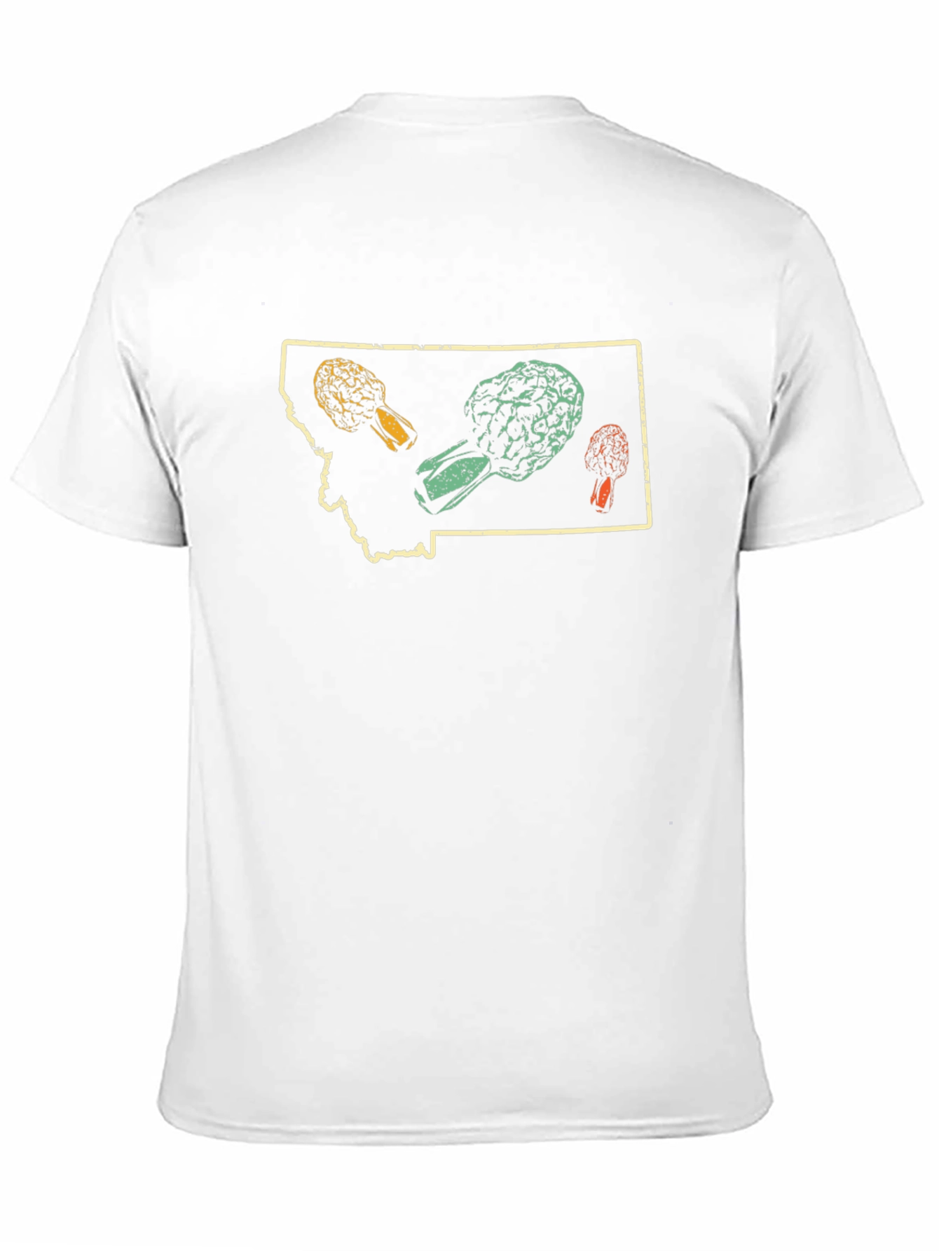 Montana Morel Mushroom Graphic T-Shirt