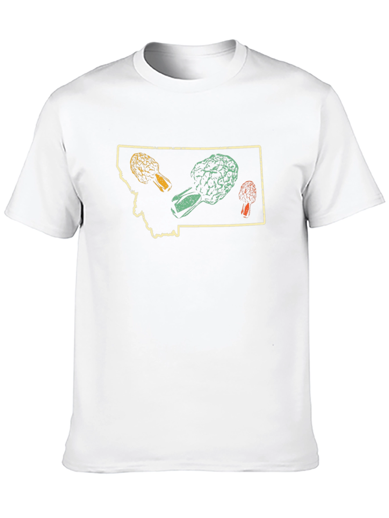 Montana Morel Mushroom Graphic T-Shirt