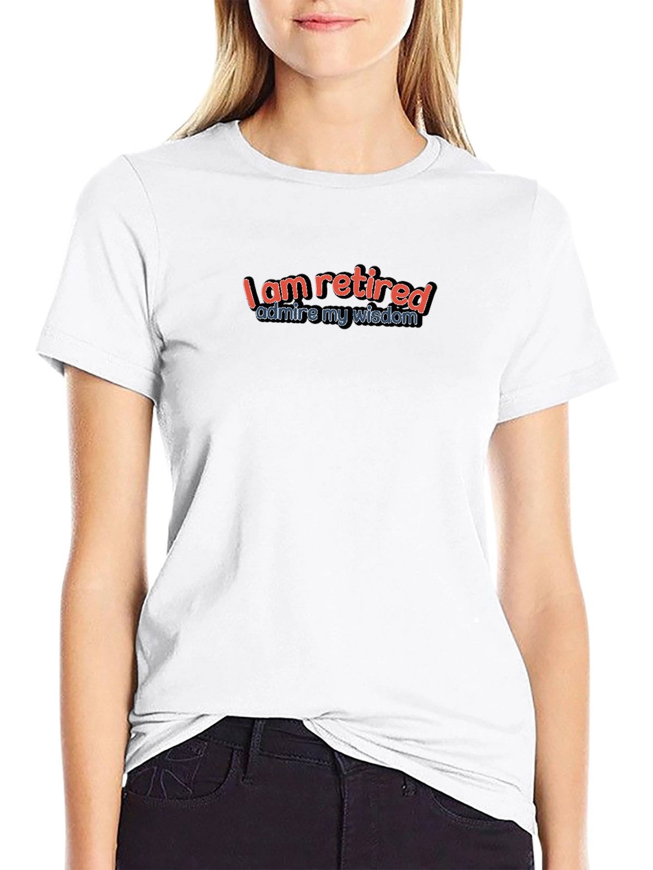 Retired Wisdom Black T-Shirt